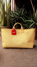 Large Yellow Tote Bag