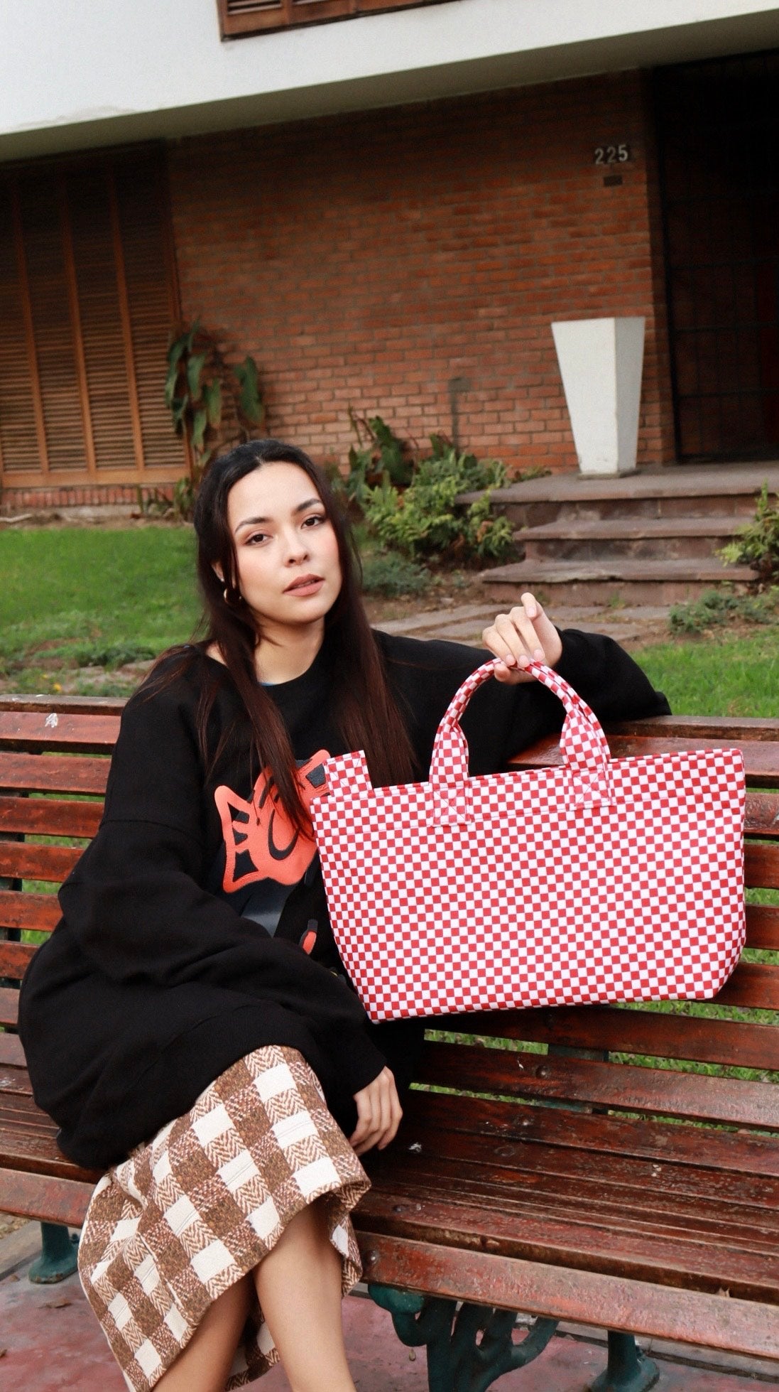 Small Red Tote Bag