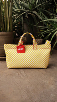 Small Yellow Tote Bag