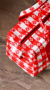 Small Red Picnic Bag