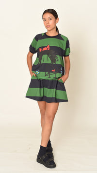 Green Stripe Top