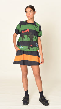 Green Stripe Top