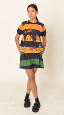 Orange Stripe Top