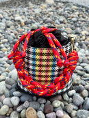 Large Black & White Bucket Bag