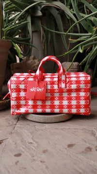 Medium Red Picnic Bag