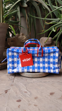 Medium Blue Picnic Bag