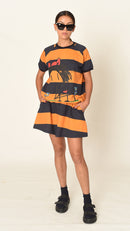 Orange Mini Skirt