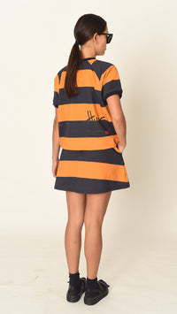 Orange Mini Skirt