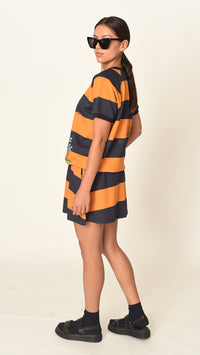 Orange Mini Skirt