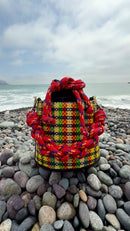 Large Yellow Bucket Bag