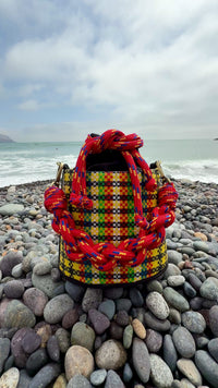 Large Yellow Bucket Bag