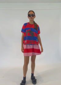 Blue Stripe Top