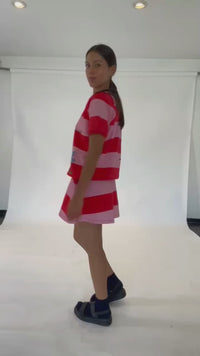 Pink Stripe Top