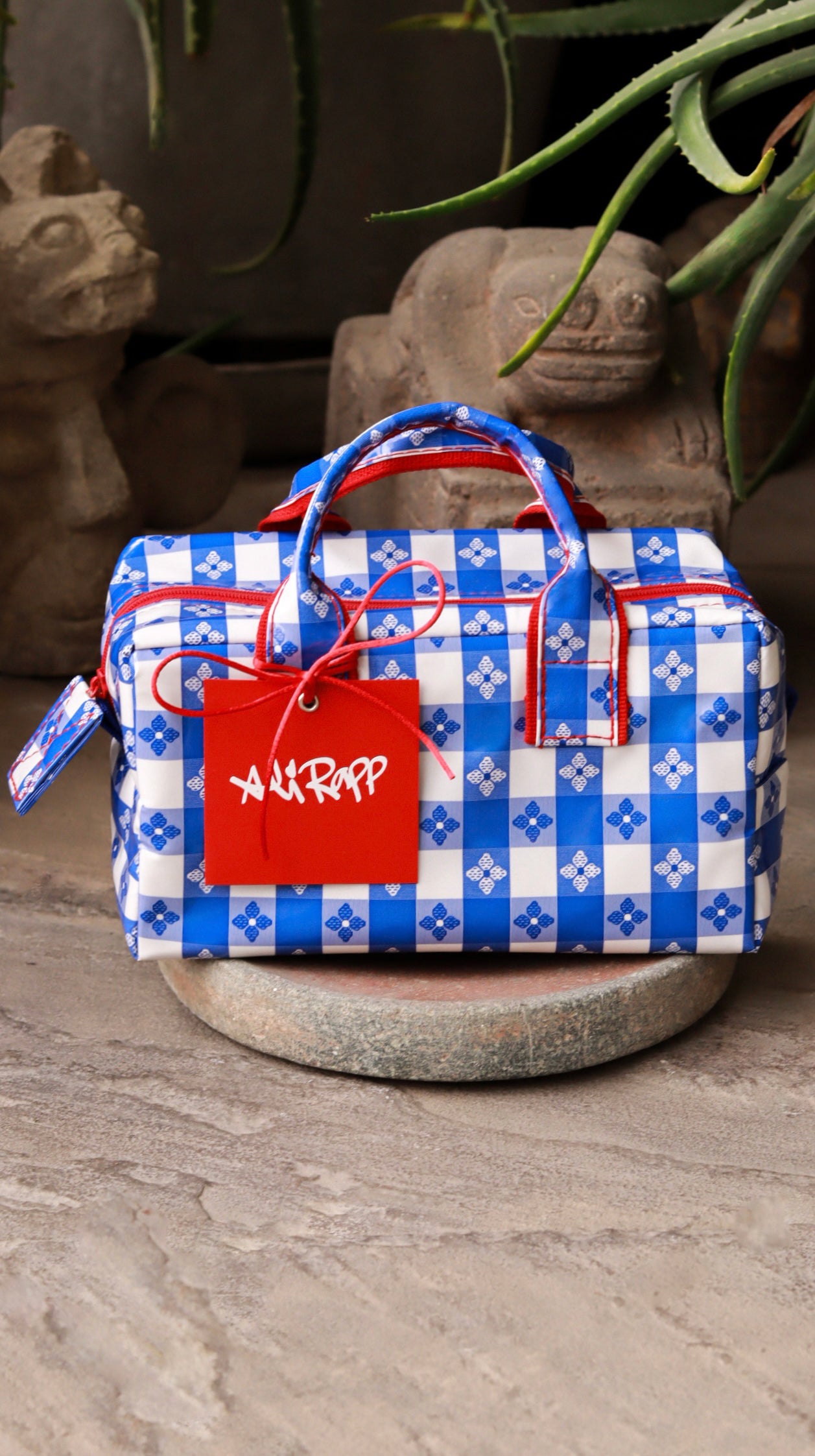 Small Blue Picnic Bag