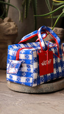 Small Blue Picnic Bag